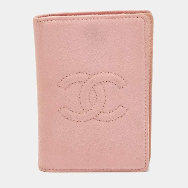 Chanel Light Pink Caviar Leather CC Bifold Card Case Chanel | The Luxury  Closet