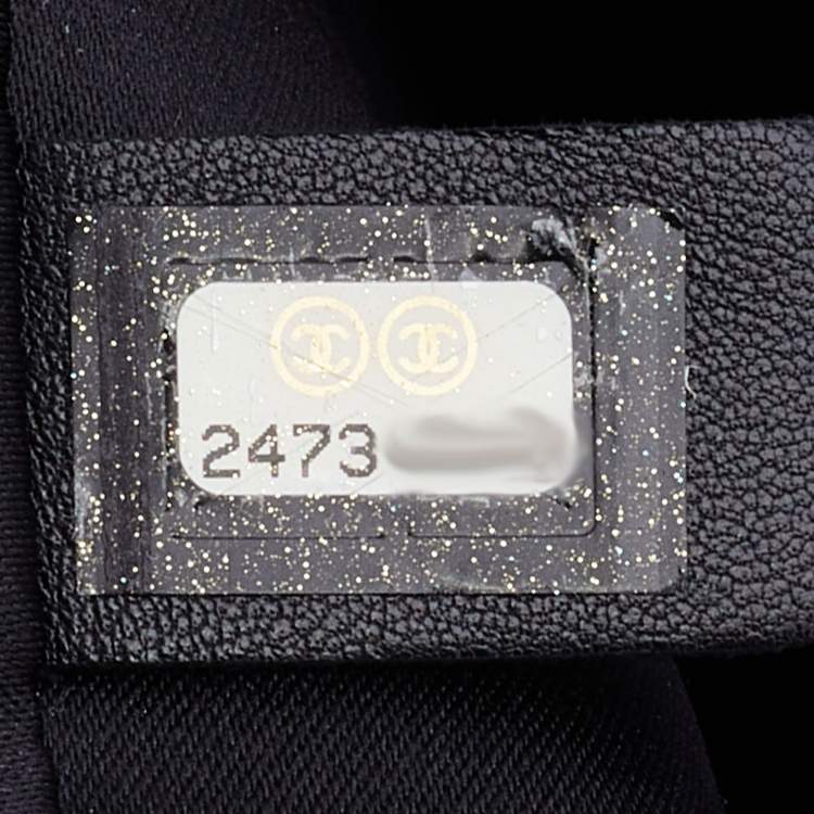 Pre Owned Chanel Black/Red Satin,Tweed and Leather Astronaut Essentials Backpack