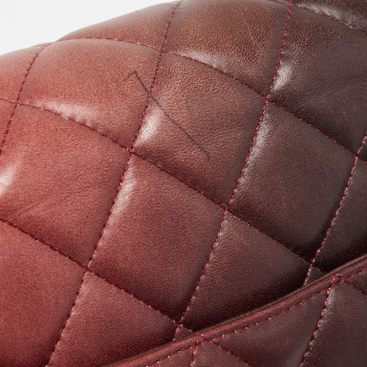 Pre Owned Chanel Multicolor Quilted Leather Maxi Classic Single Flap Bag