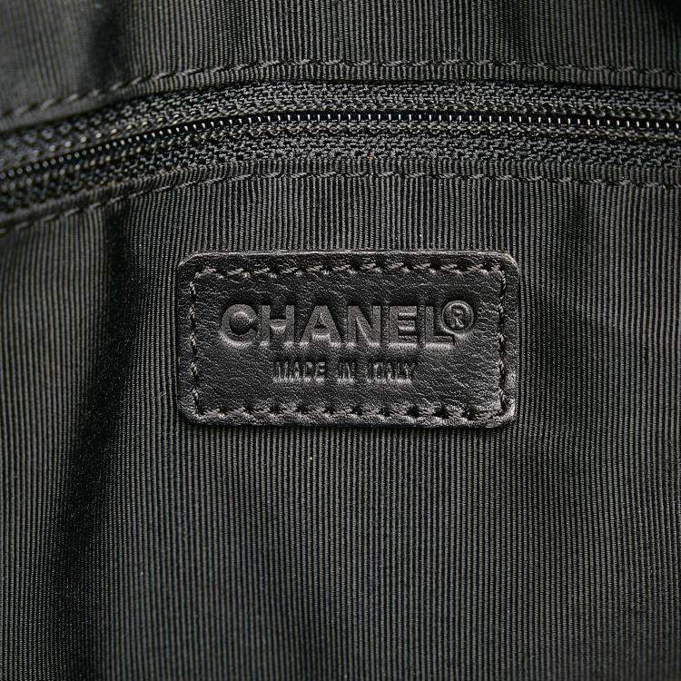 Pre Owned Chanel Black CC Wild Stitch Handbag