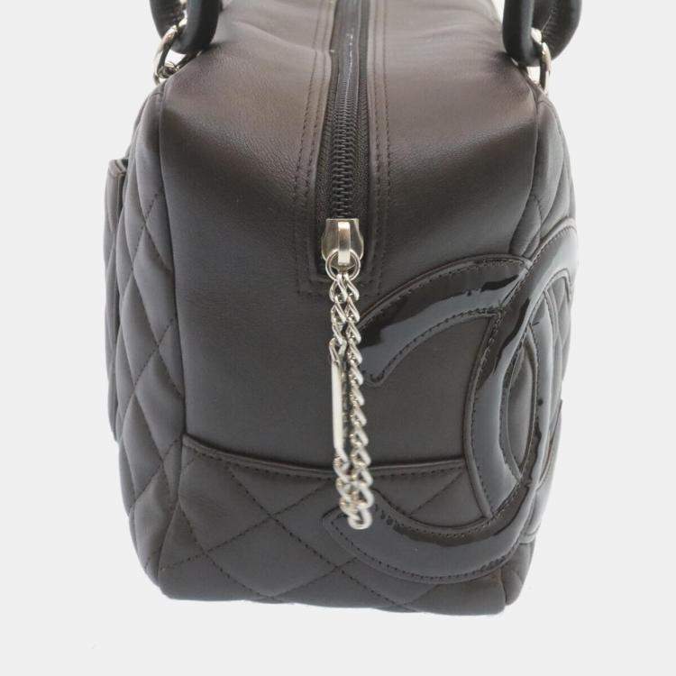 Chanel Black Leather Cambon Ligne Shoulder Bag