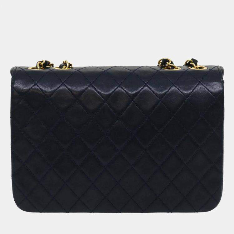 Chanel Mini Flap Bag in Black Lambskin - Kate Middleton Bags - Kate's Closet