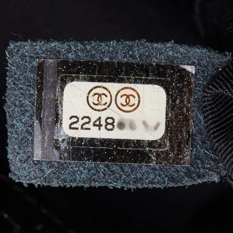 Pre Owned Chanel Black Quilted Leather Casual Rock Backpack