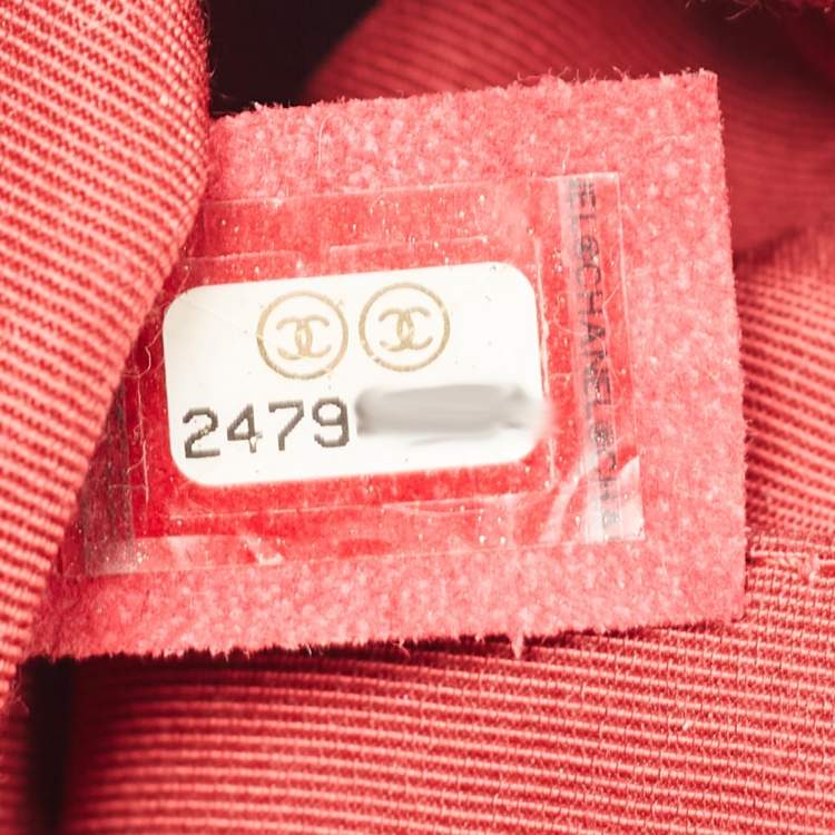 Pre Owned Chanel Black/Dark Blue Quilted Calf Aged Leather Small Gabrielle Backpack