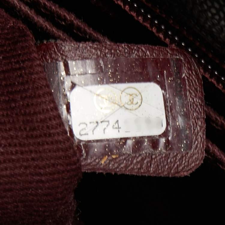 Pre Owned Chanel Black Quilted Caviar Leather Mini Coco Top Handle Bag