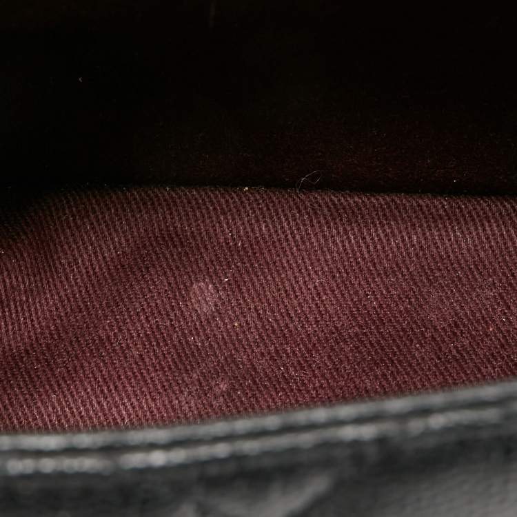 Pre Owned Chanel Black Quilted Caviar Leather Mini Coco Top Handle Bag