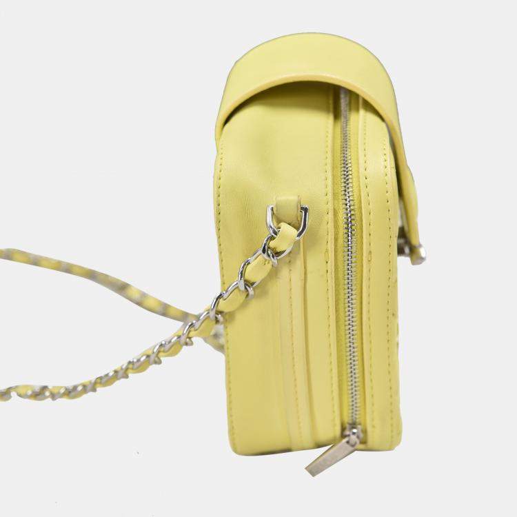 yellow chanel crossbody bag