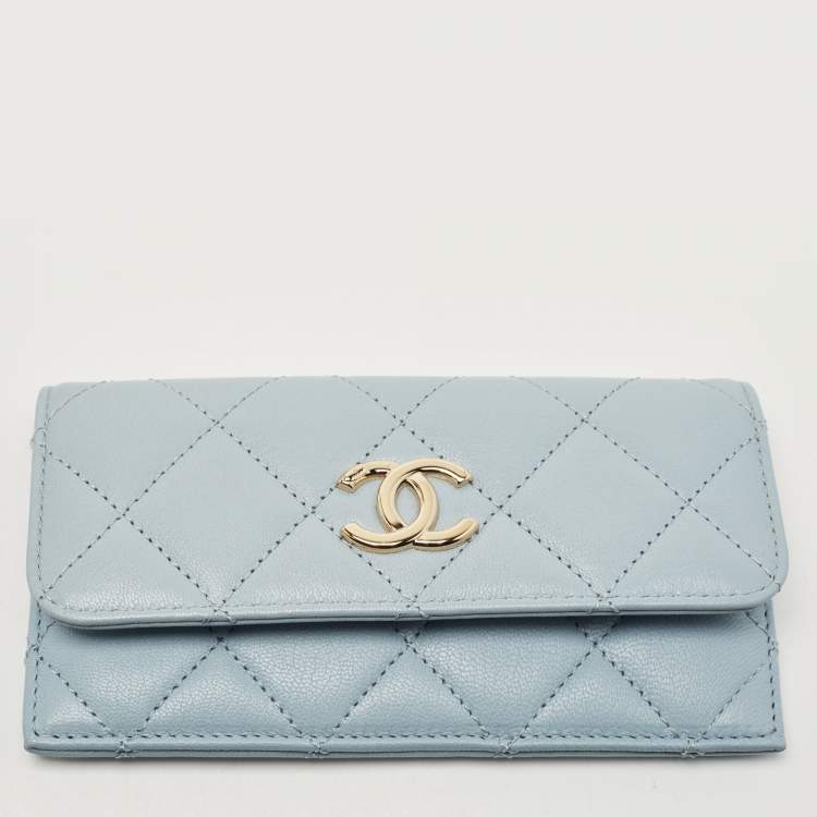 Pre Owned Chanel Mulicolor Quilted Leather CC Double Zip Waist Bag