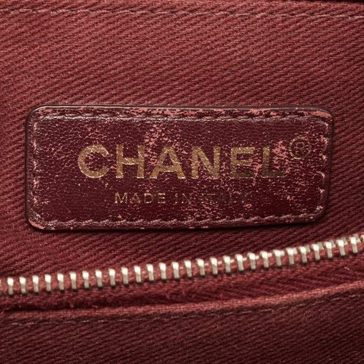 Pre Owned Chanel Black Quilted Caviar Leather Small Coco Top Handle Bag