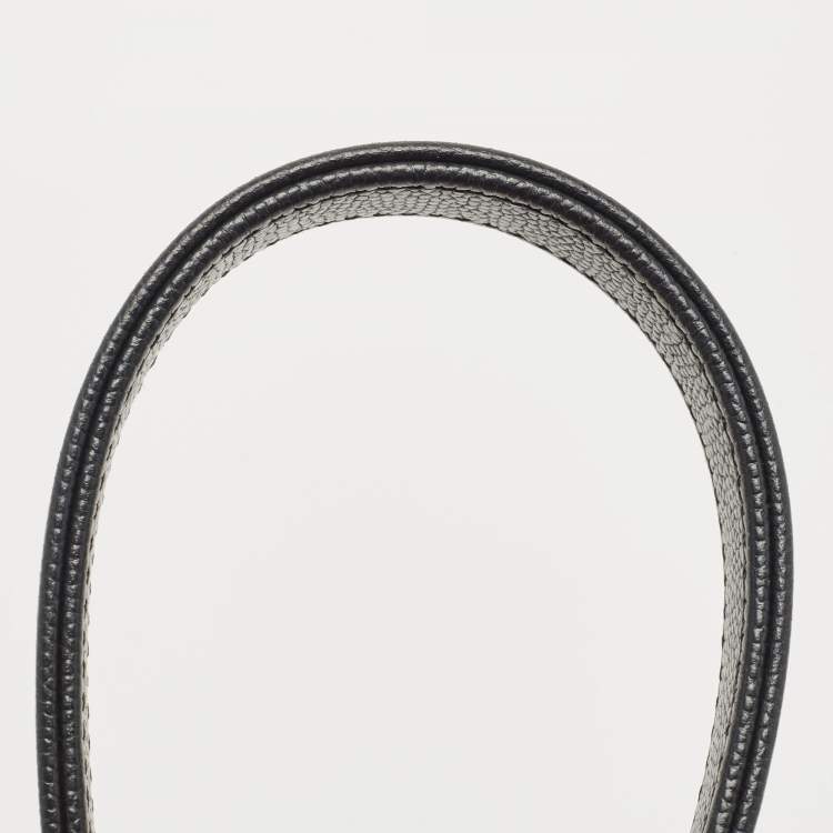 Pre Owned Chanel Black Quilted Caviar Leather Small Coco Top Handle Bag