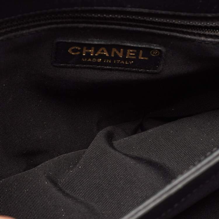 Pre Owned Chanel Black Quilted Leather Flap Top Handle Bag