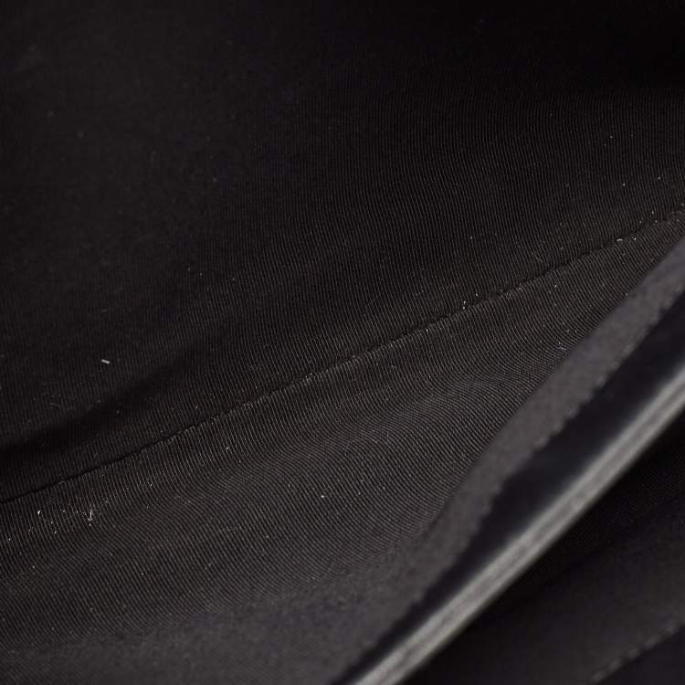 Pre Owned Chanel Black Quilted Leather Flap Top Handle Bag