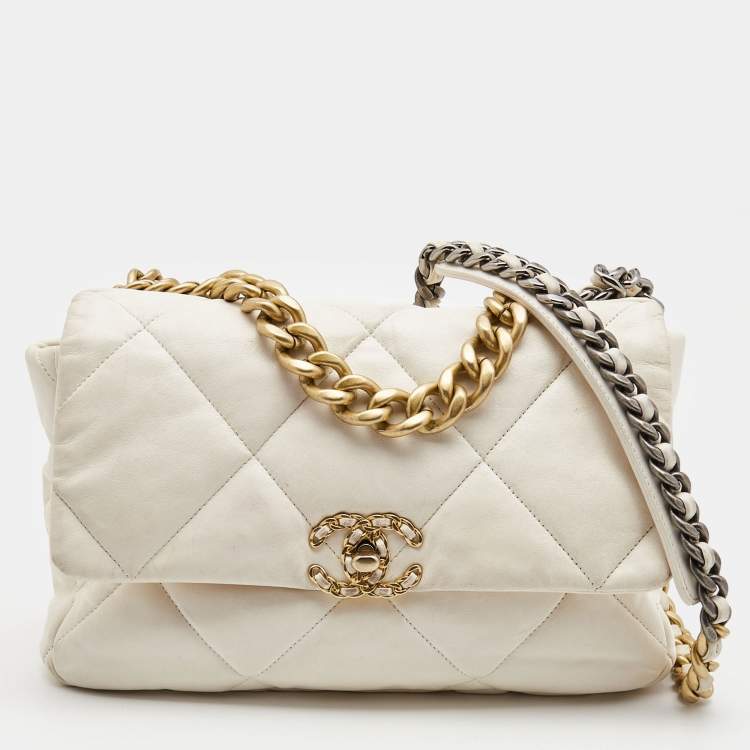 oversized chain chanel bag authentic