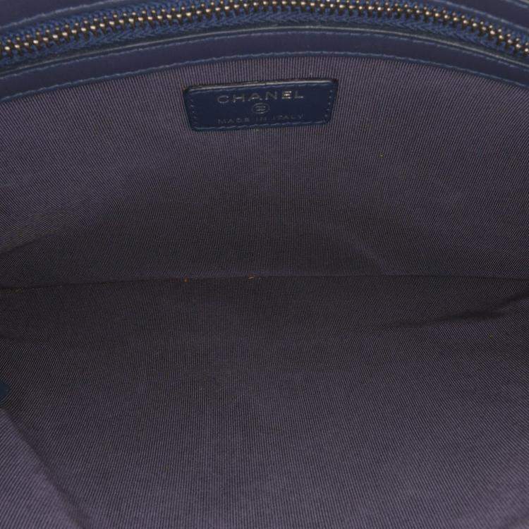 Pre Owned Chanel Blue Gabrielle Clutch Bag