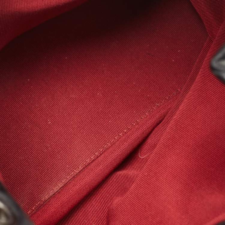 مملوكة مسبقًا Chanel Black Quilted Aged Leather Small Gabrielle Backpack