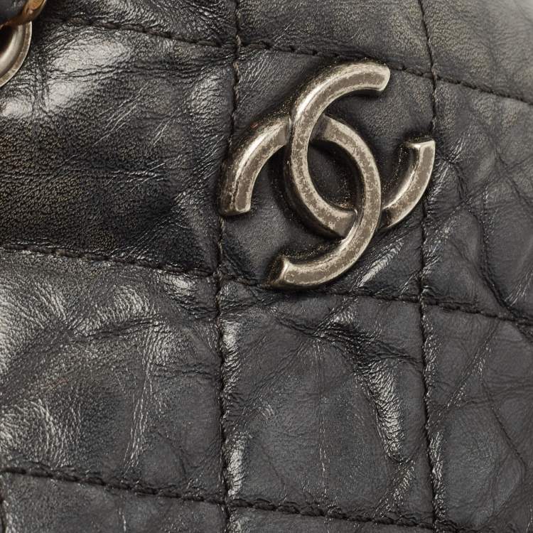 مملوكة مسبقًا Chanel Black Quilted Aged Leather Small Gabrielle Backpack