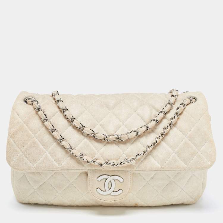 white chanel purse authentic