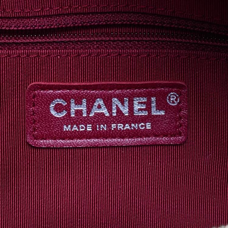 Pre Owned Chanel Gold Quilted Leather Medium Gabrielle Hobo 