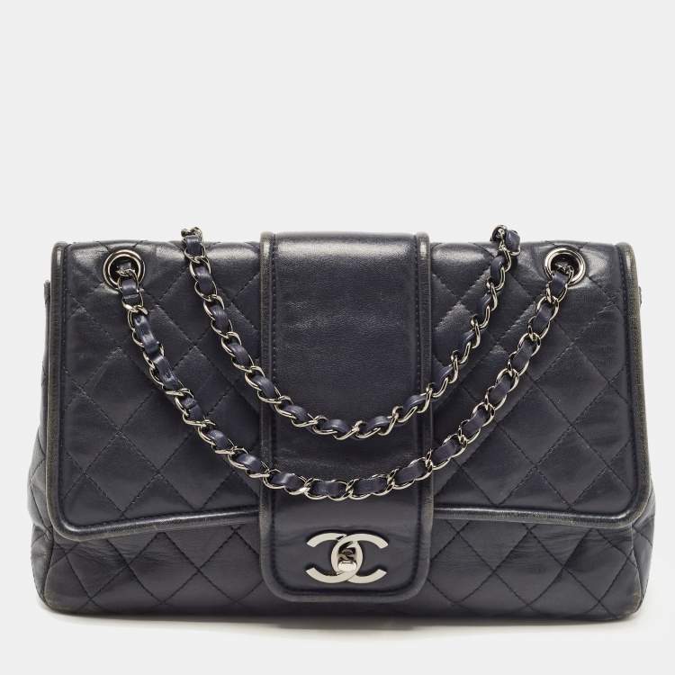 CHANEL, Bags, 22s Chanel Blue Classic Mini Flap Bag Lambskin Rectangular  222 Ghw Nwt