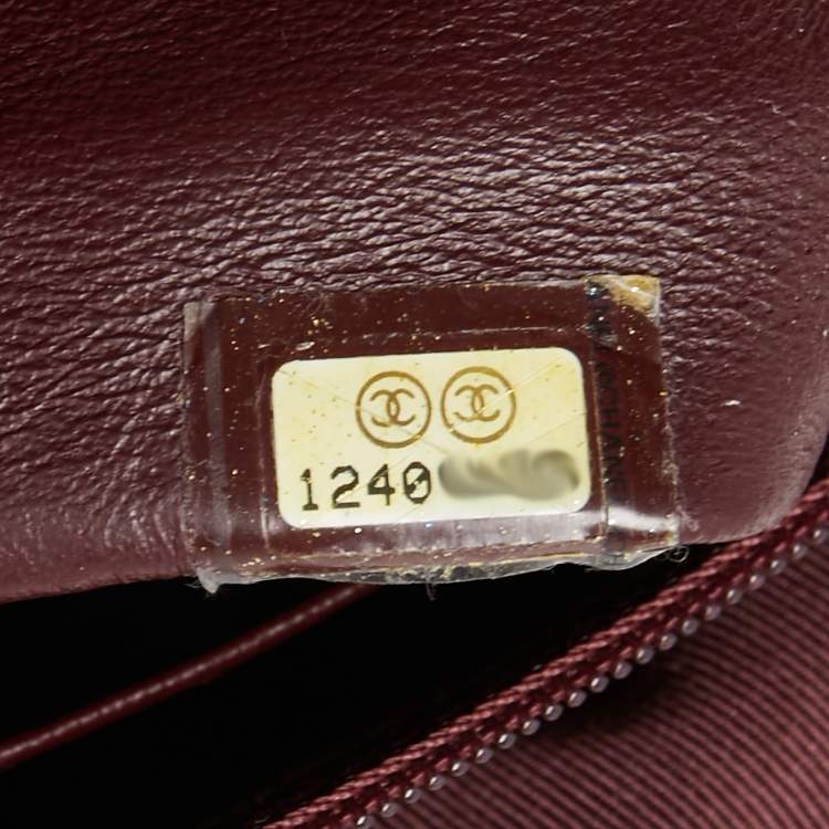Pre Owned Chanel Red Quilted Leather Jumbo Classic Single Flap Bag