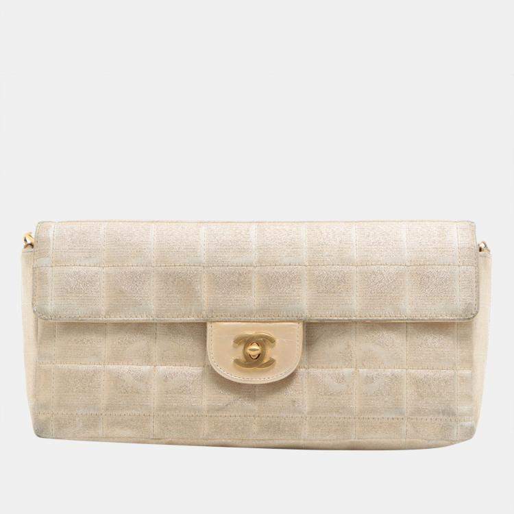 Chanel New Travel Line Nylon Chain shoulder bag Gold Gold Metal fittings 6354335