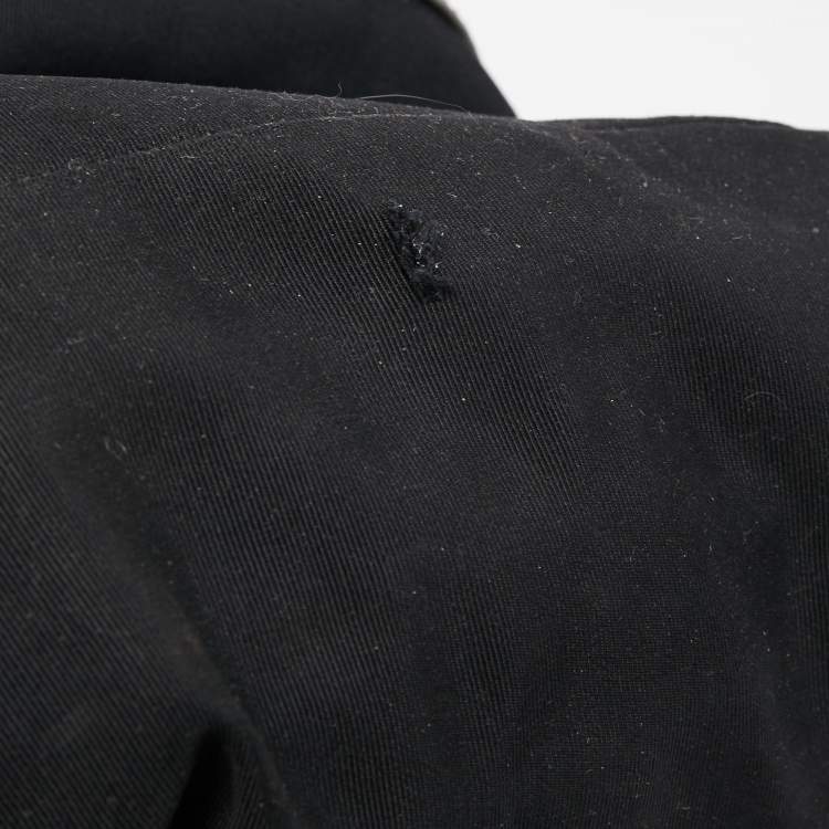 Pre Owned Chanel Grey Quilted Leather Chain Me Hobo