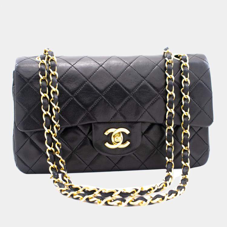 chanel small handbags black
