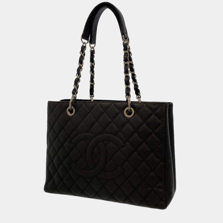 Chanel Black Caviar Leather  GST Tote bag