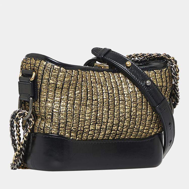 Chanel Black/Gold Gabrielle Shoulder Bag