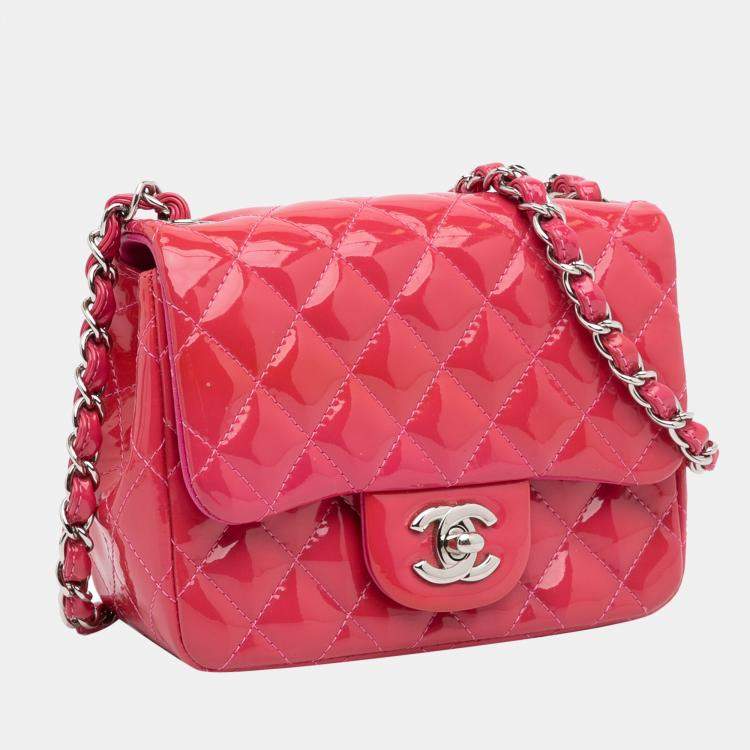chanel red heart bag