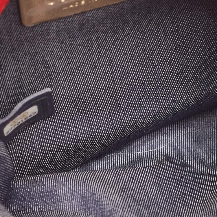 Pre Owned Chanel Red Leather CC Mania Waist Bag