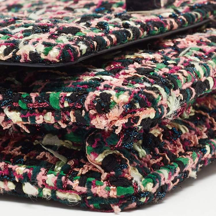 Pre Owned Chanel Multicolor Quilted Tweed Reissue WOC Bag