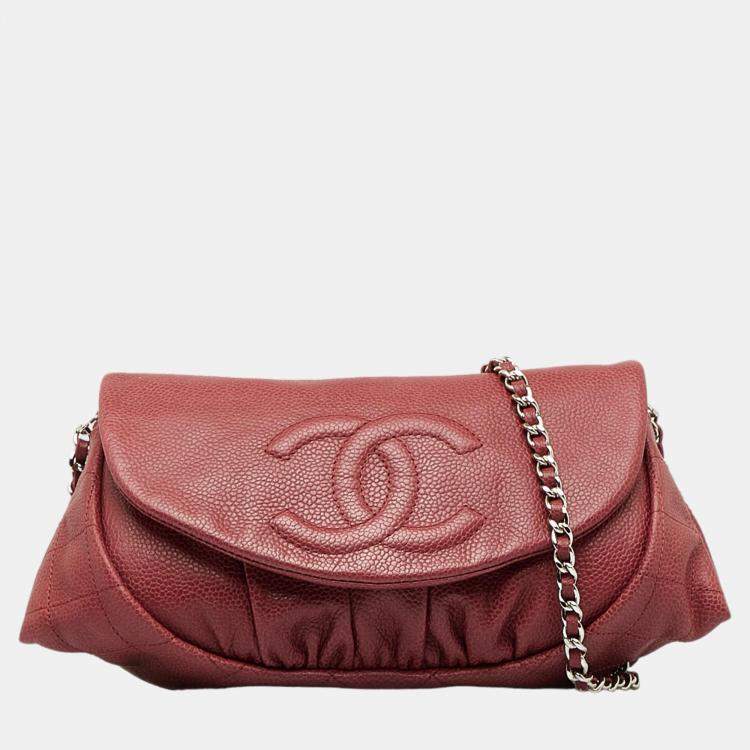 Chanel half discount moon flap bag