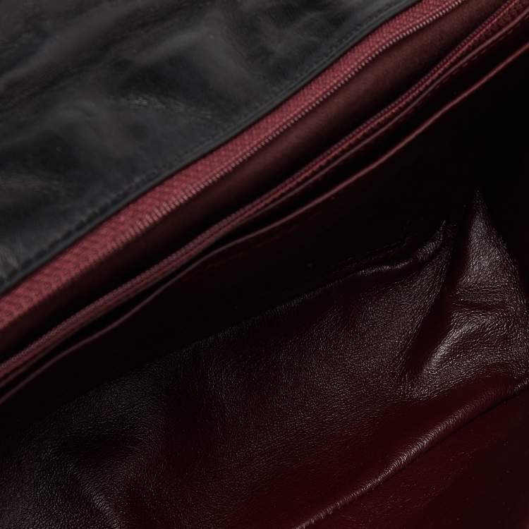 Pre Owned Chanel Black Quilted Leather Jumbo Classic Single Flap Bag