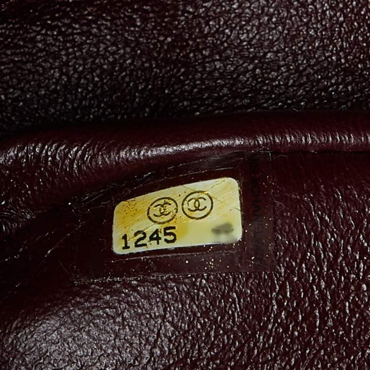 Pre Owned Chanel Black Quilted Leather Jumbo Classic Single Flap Bag