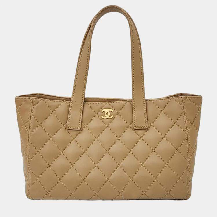 Chanel beige tote discount bag