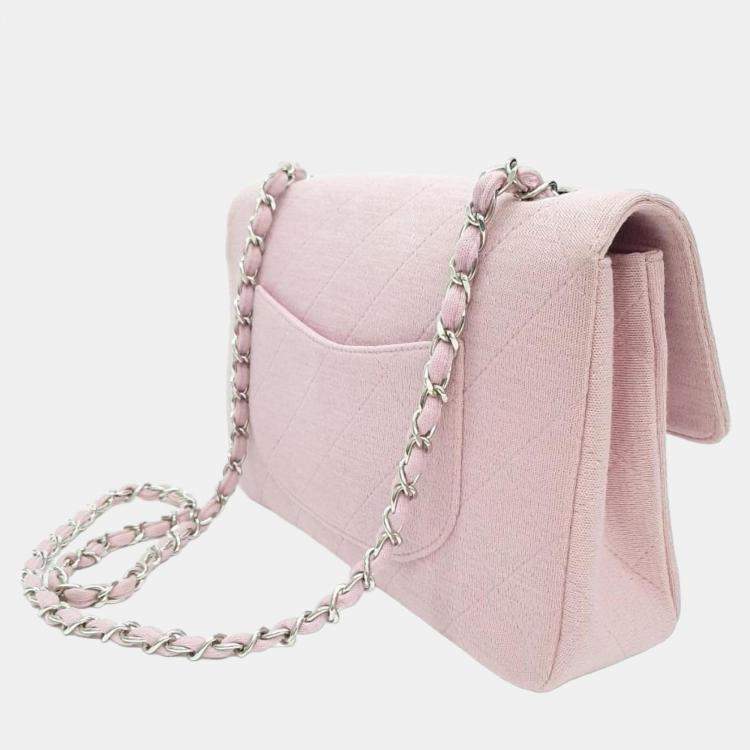 Pink chanel best sale shoulder bag