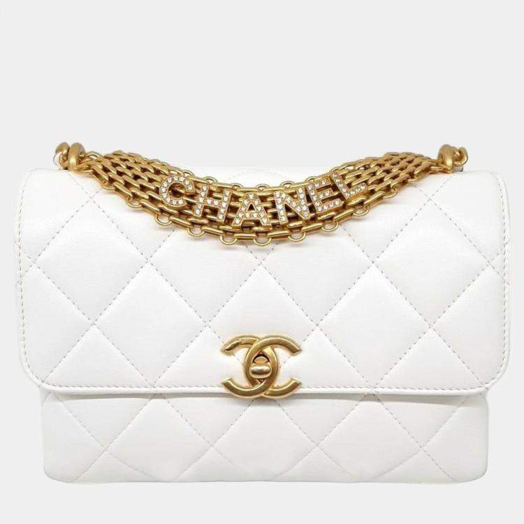 Chanel Medium Classic Flap in White Caviar (RRP £8,530) – Addicted to  Handbags
