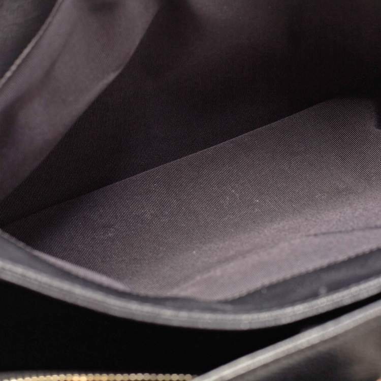 Pre Owned Chanel Black Leather Cerf Shopper Tote