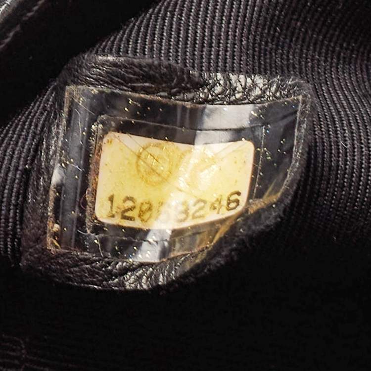 Pre Owned Chanel Black Leather Cerf Shopper Tote