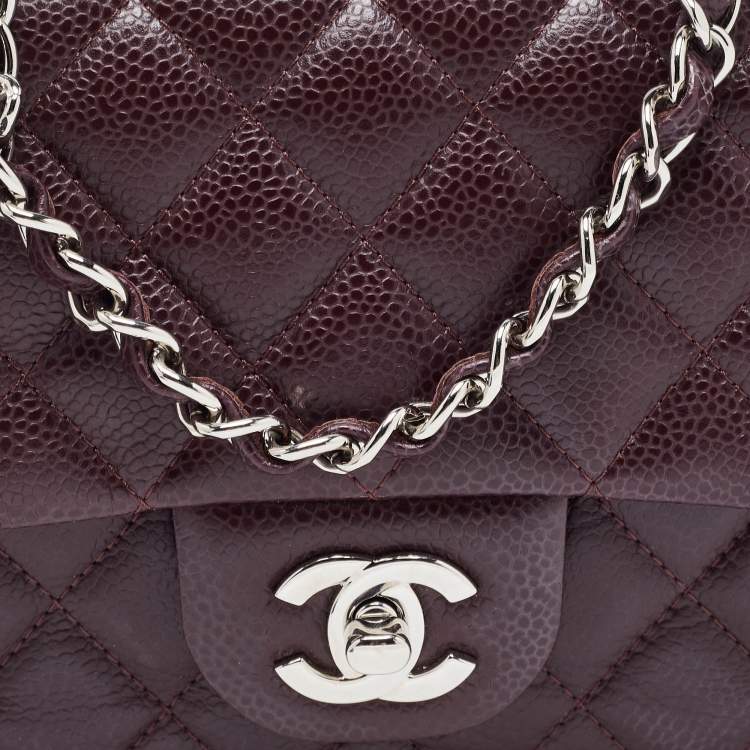 Pre Owned Chanel Dark Brown Quilted Leather Mini Square Classic Single Flap