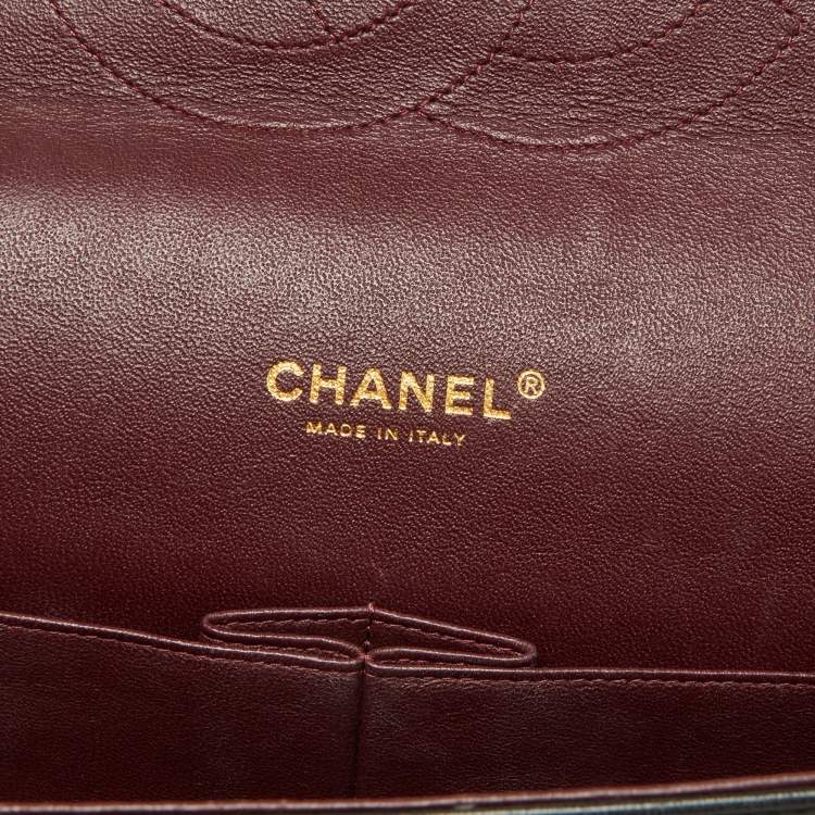 Pre Owned Chanel Black Quilted Leather Maxi Classic Double Flap Bag