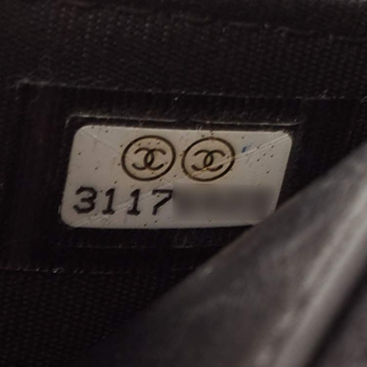 Pre Owned Chanel Black Quilted Leather Trendy CC Wallet On Chain