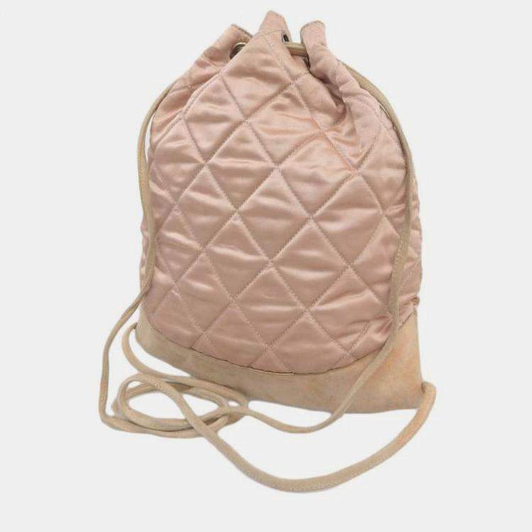 Chanel discount drawstring backpack