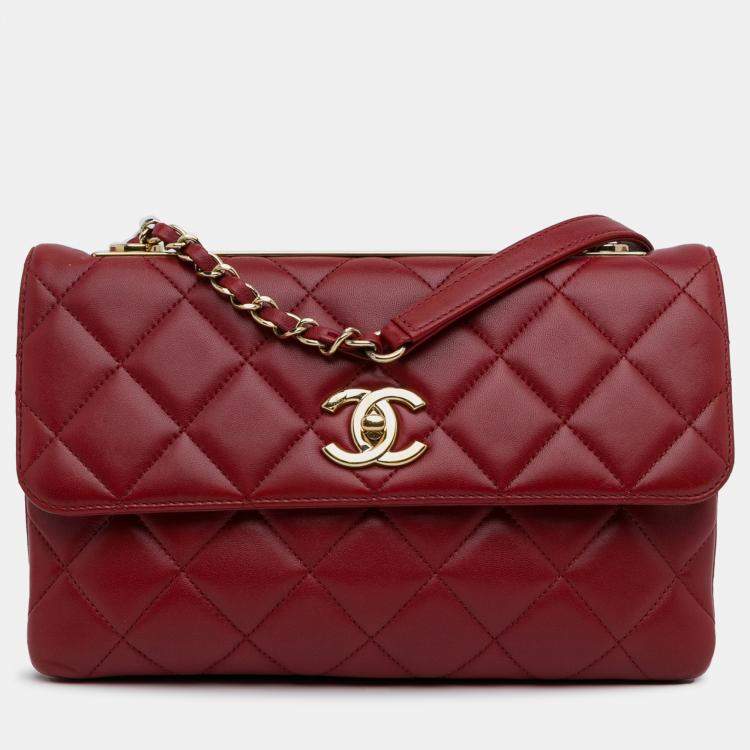 Chanel trendy cc discount burgundy