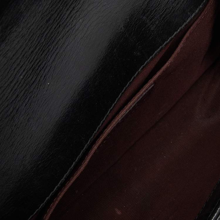 Pre Owned Chanel Black Quilted Leather Small Boy Chained Flap Bag