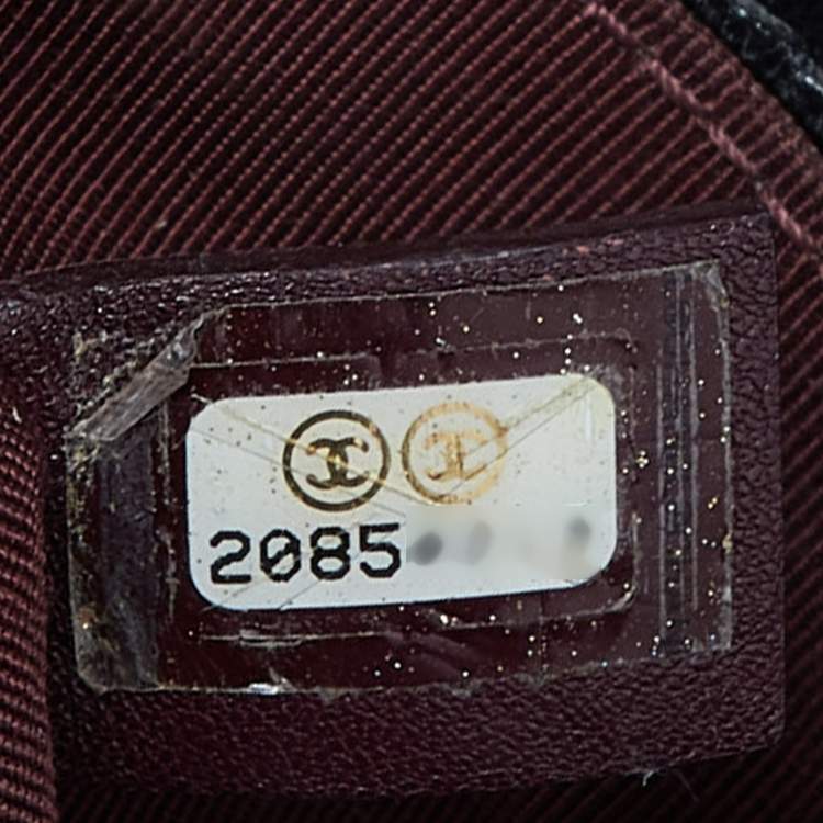 Pre Owned Chanel Black Quilted Leather Small Boy Chained Flap Bag