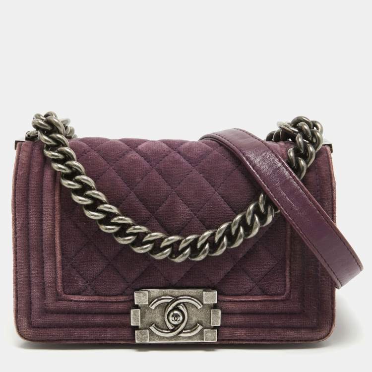 Chanel boy online purple