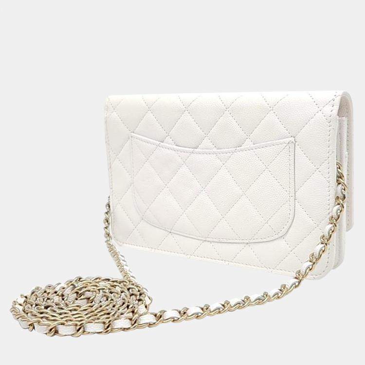 white chanel crossbody