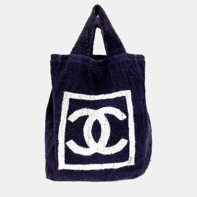 Chanel beach hot sale tote bag